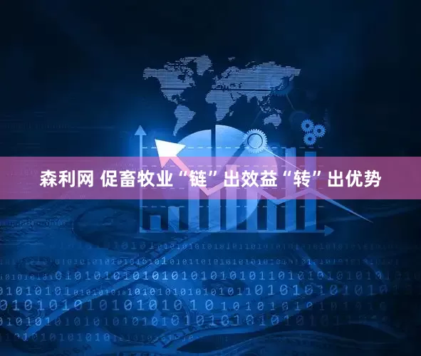 森利网 促畜牧业“链”出效益“转”出优势